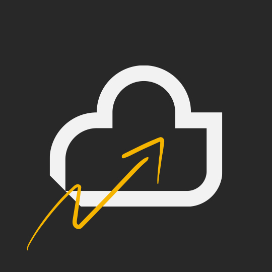 cloud icon plus gesture