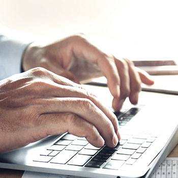 Identifying cybersecurity threats user typing in a computer